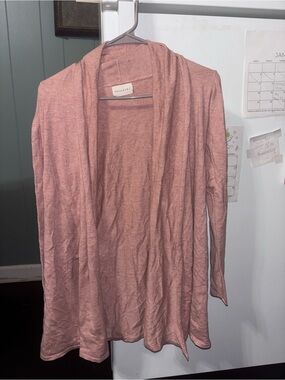 Dreamers Lightweight Open Cardigan in Rose